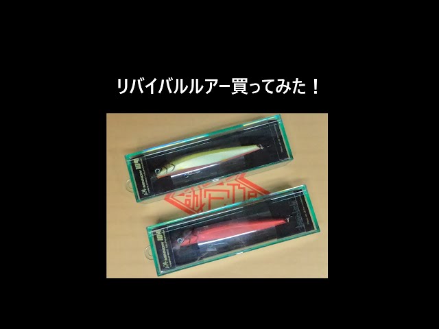 リバイバルルアー買ってみた！】常吉 浜ミノー109 一誠壱の日