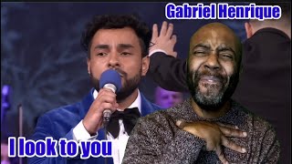 GABRIEL HENRIQUE• I LOOK TO YOU • LARGEST ORCHESTRA TO SING WITH | REACTION