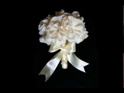Buchet Mireasa Cu Flori Artificiale Ivory Bridal Bouquet With