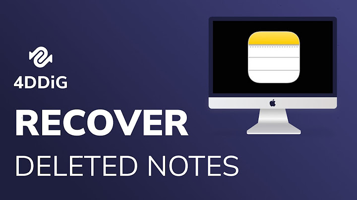 How to recover a deleted note on mac