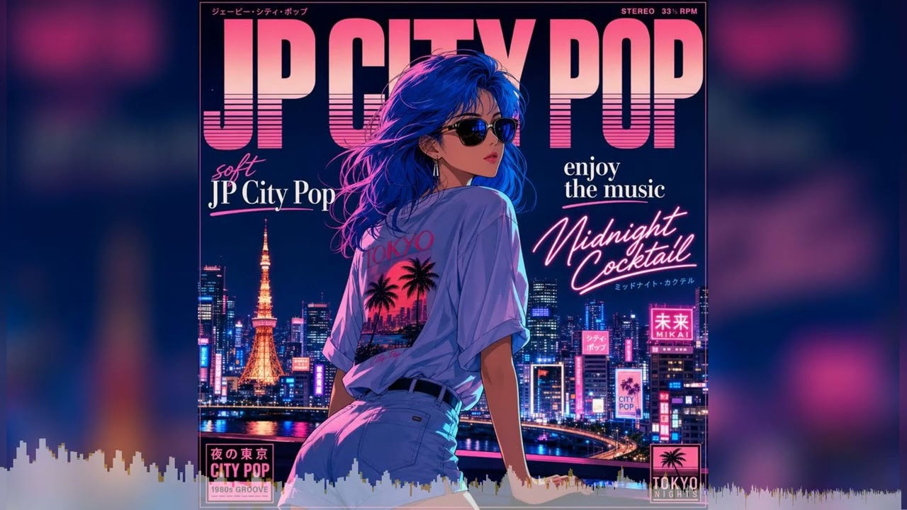 Midnight Cocktail 🍸 80s Japanese City Pop | Romantic Neon Groove