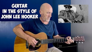 John Lee Hooker Style | Boom Boom intro lesson (Acoustic Blues Guitar Tutorial) Resimi