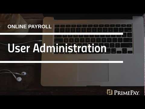 Payroll Documents & Exports: User Administration