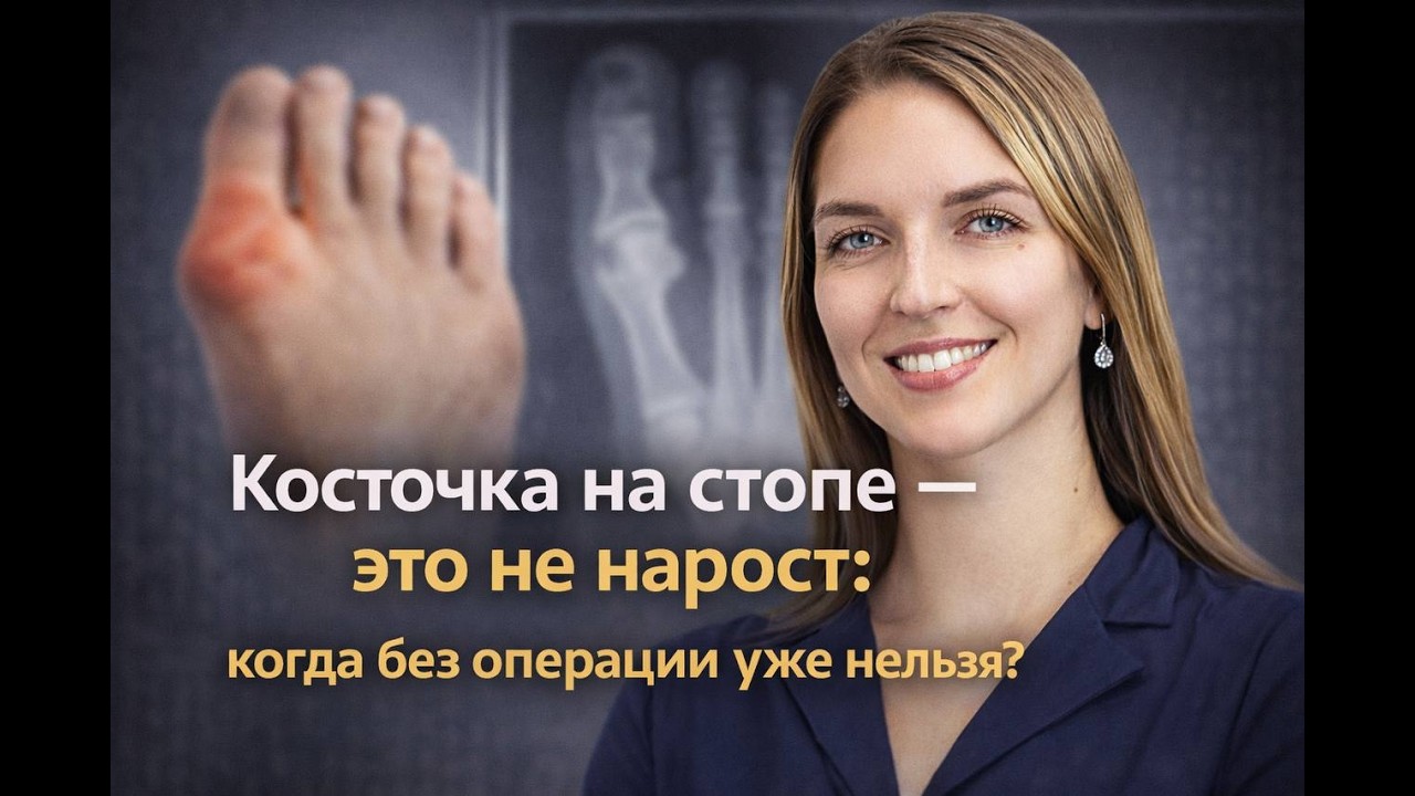 Вальгус стопы: почему растёт “косточка” и как её лечат на самом деле