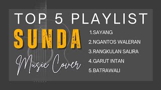 top 5 playlist sunda musik cover  versi akustik gitar dan piano