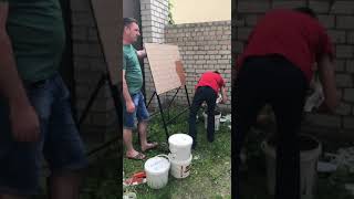 Майстер-клас - нанесення Силіконової штукатурки KLINKIERIT (з імітацією цегли)