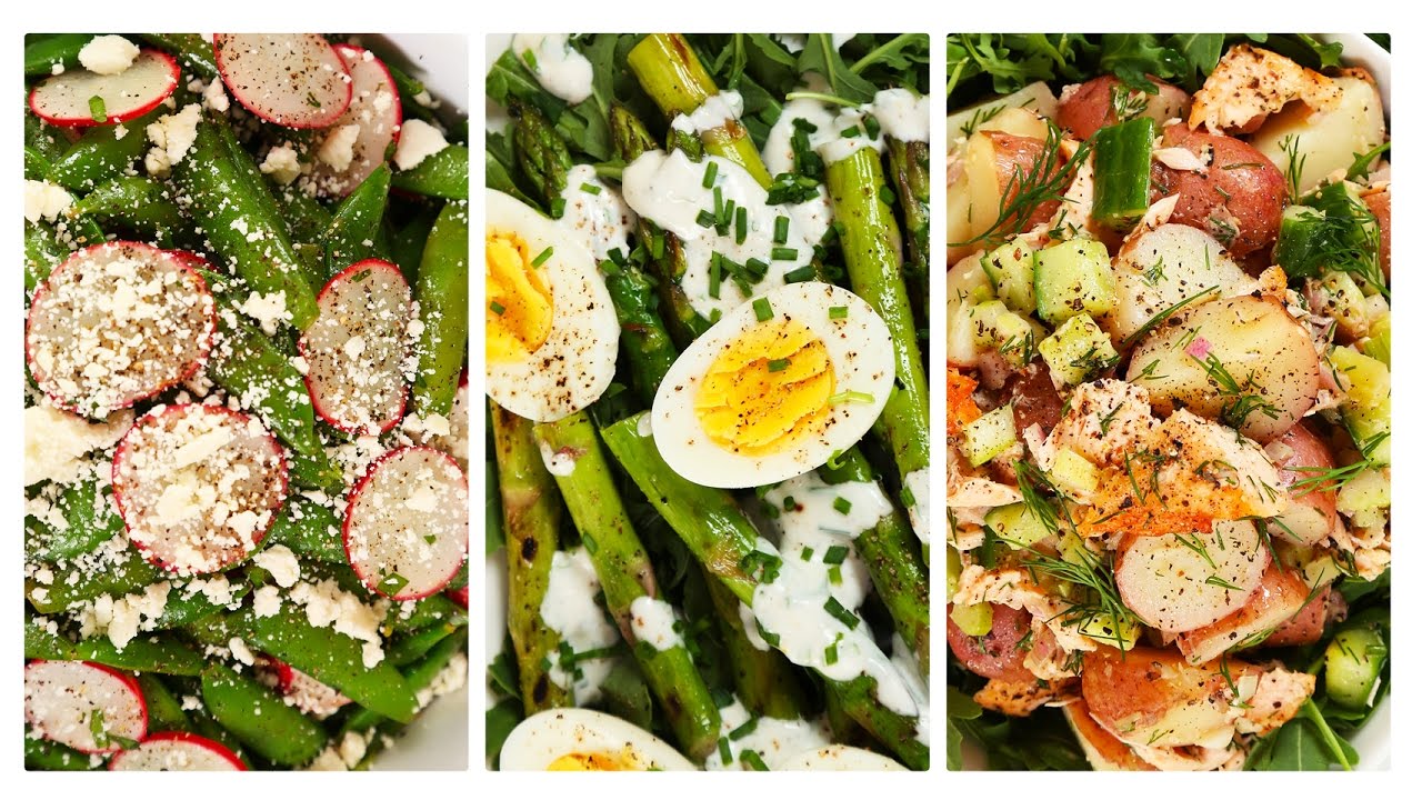 3 Fresh & Healthy Salad Recipes! | The Domestic Geek