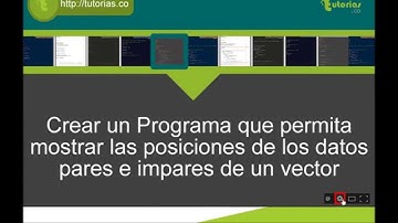 arrays -- visualStudio c#(posiciones vector de los datos pares e impares)