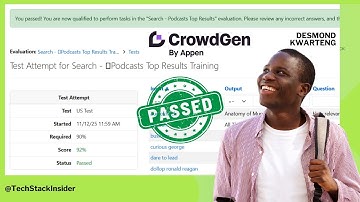 Crowdgen Hydra - Search Podcasts Top Results Training ( 92%)