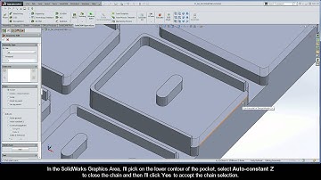 iMachining Getting Started - 2D Geometries: Semi-open pockets