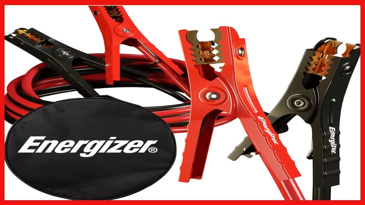 Energizer Jumper Cables for Car Battery, Heavy Duty Automotive Booster Cables