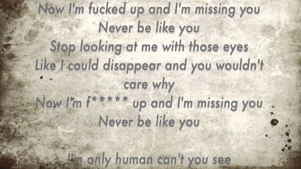 Flume - Never be like you (feat. Kia) Lyrics video HD - YouTube