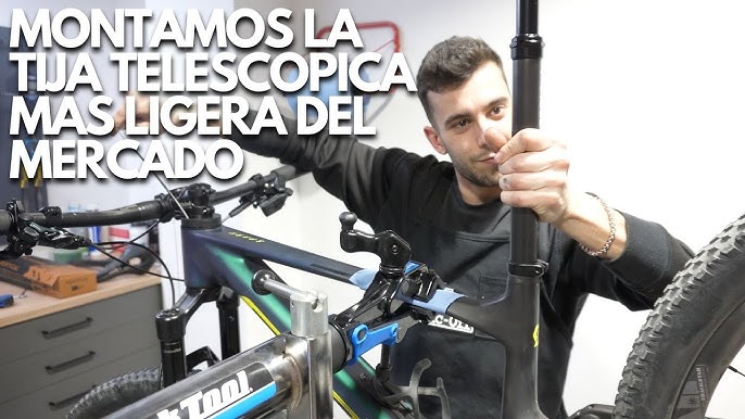 TIJA TELESCÓPICA: UNBOXING Y TUTORIAL DE INSTALACIÓN EN UNA BICICLETA DE  MOUNTAIN BIKE 