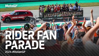 Rider Fan Parade | 2024 #ItalianGP 🇮🇹