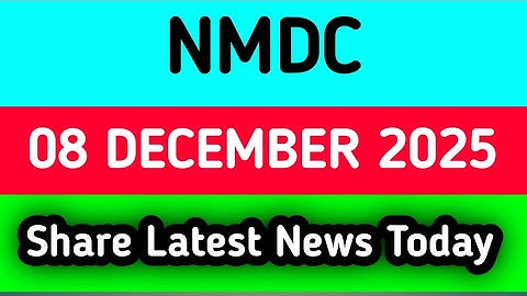 nmdc share news tomorrow || nmdc share news latest news today