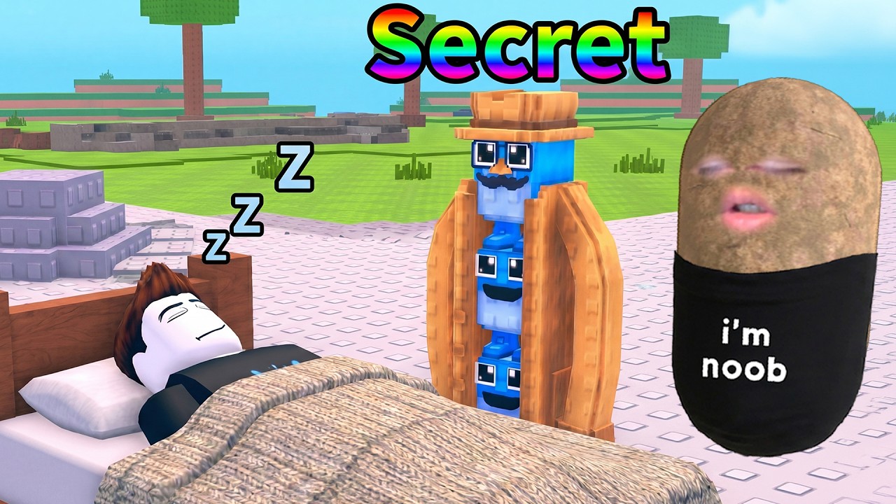 จาก Noob สู่ God นอนเฉยๆก็ได้ตัวหายาก Roblox Do nothing For Brainrots