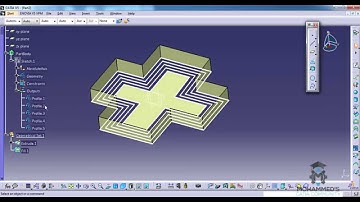 Catia V5 Powerful Tricks Collection #103|Using Profile feature to parametrize a sketch
