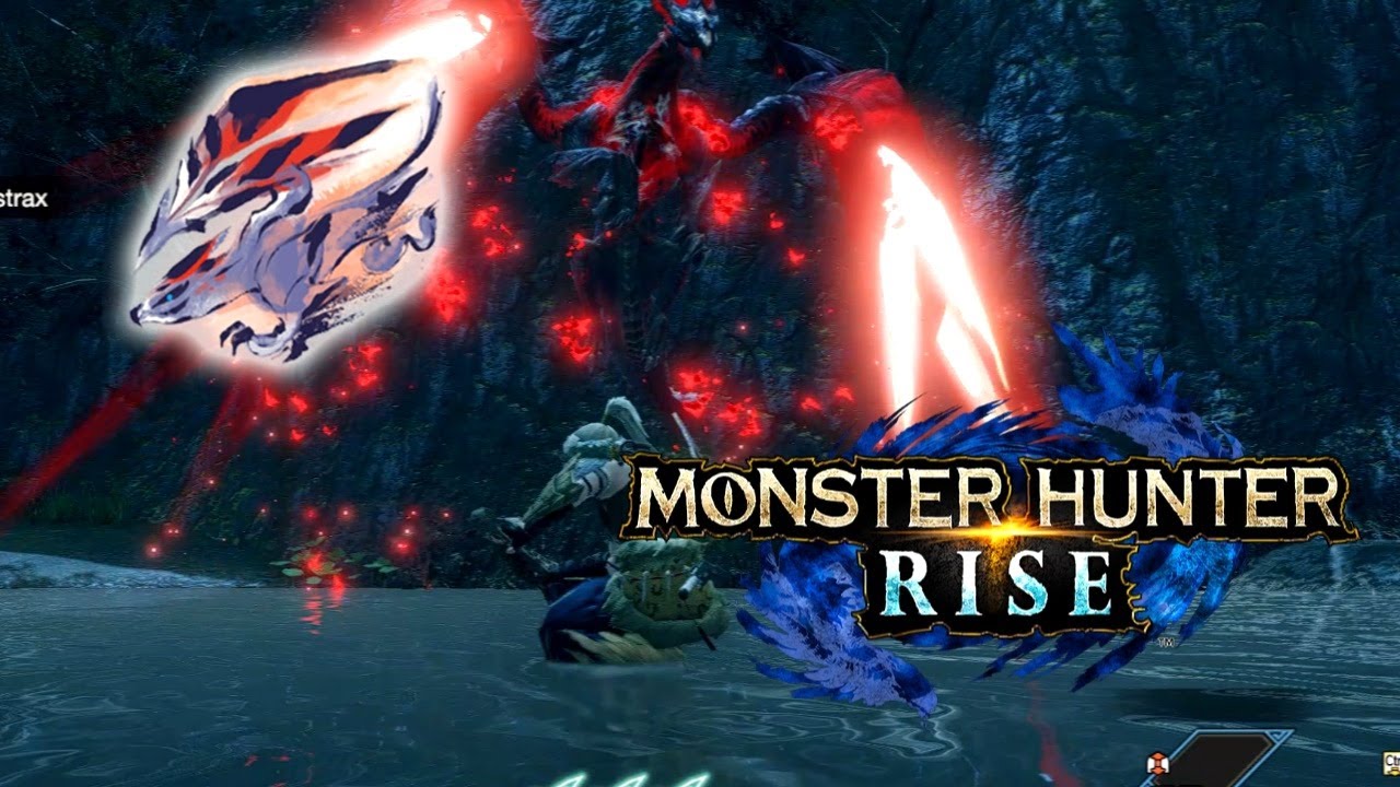 Monster Hunter Rise | Crimson Glow Valstrax [High Rank] Solo Gameplay ...