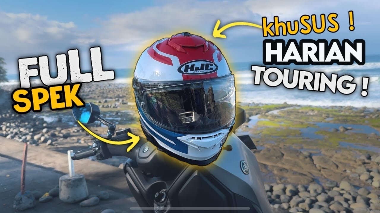 TerBARU ❗️ Helm MOTOR HJC i71 ENTA Full Face double visor buat touring atau harian terbaik 