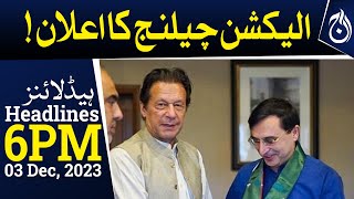 Barrister Gohar elected as PTI&rsquo;s new chairman - PTI intra party election - 6PM Headlines - Aaj News