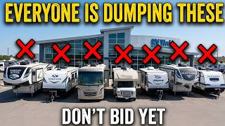 7 RV Brands Flooding Auction Lots Right Now — And The Only 3 Worth Bidding On