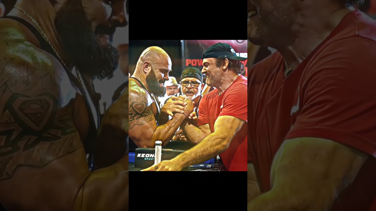 The one who wanted to humiliate was humiliated 🔥🥶  WWE wrestler vs Devon Larratt #armwrestling