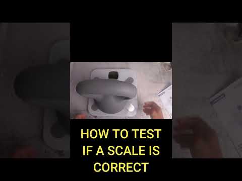 HOW TO CHECK IF YOUR SCALE IS ACCURATE