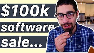 How to sell software...