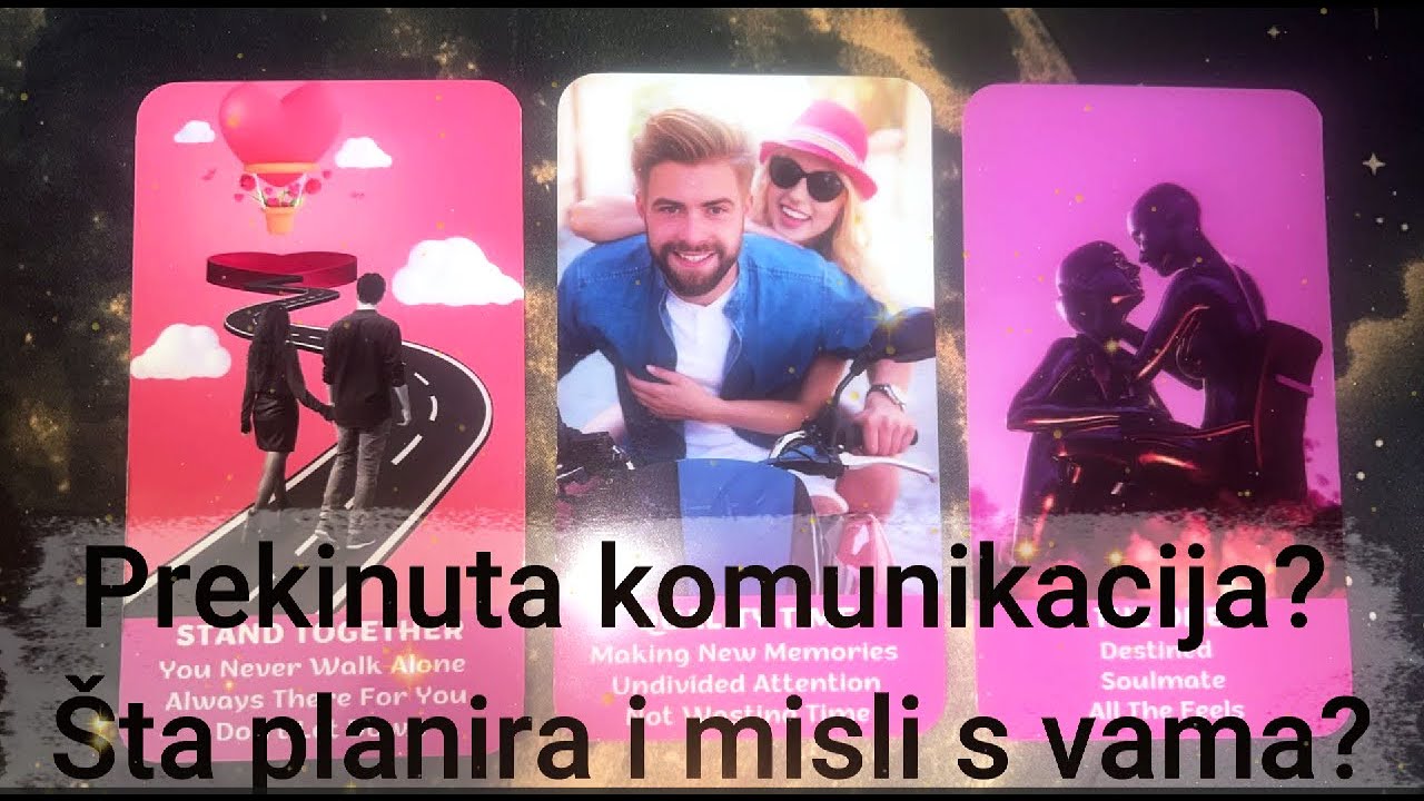 Ne pričate trenutno? Hoće li se situacija promijeniti? Šta planira i misli s vama? - tarot čitanje