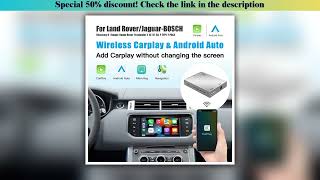 Today Only CARABC Wireless Carplay Android Auto Fits For Land Rover Jaguar Bosch Discovery4 Evoque•