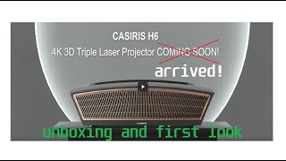 Casiris H6 unboxing Kickstarter Ultra Short Throw Projector