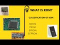 What is ROM(Read-only Memory)? Classification of ROM|ROM and types of ROM| MROM, PROM, EPROM, EEPROM
