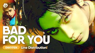 ENHYPEN - Bad For You | (Line Distribution) @chimcube