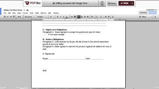 Edit Documents with Google Docs in PDFfiller