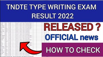 TNDTE Typewriting Exam Result 2022 | How To Check TNDTE Typewriting Exam Result 2022