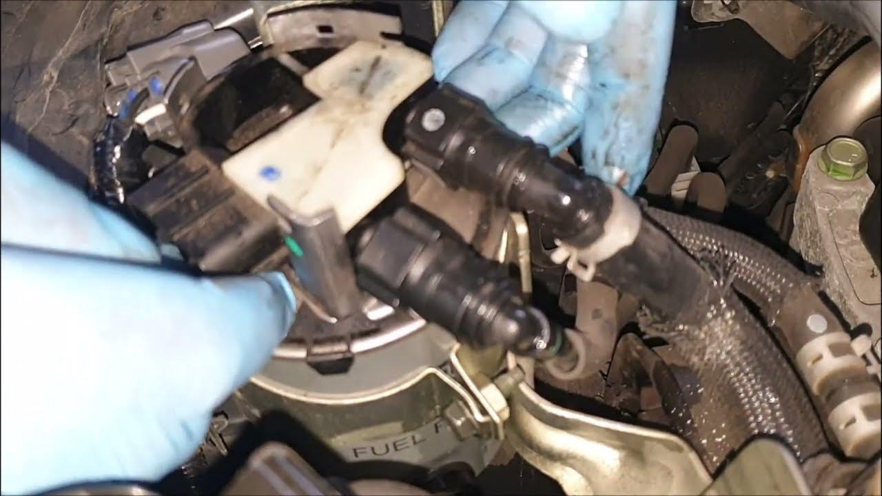 How to replace Nissan Qashqai fuel filter YouTube