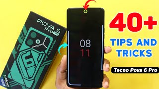 Tecno Pova 6 Pro Tips and Tricks || Tecno Pova 6 Pro 40+ New Hidden Features in Hindi