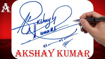 Akshay Kumar Name Signature Style | A Signature Style | Signature Style of My Name Akshay Kumar