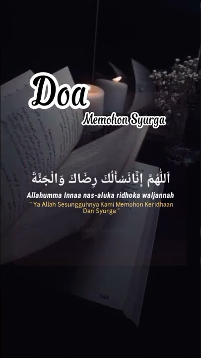 Story WA DOA' MEMOHON SURGA, DAN  DI JAUHKAN DARI API NERAKA !