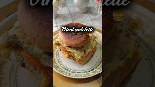 Viral Omlette Burger??. #shorts #food #fyp #burger #omletteburger #recipe #yt