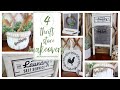 4 *HIGH END* Thrift Store Makeovers | Farmhouse TRASH TO TREASURE | Thrifted Upcycle