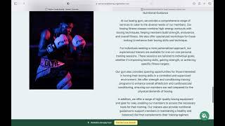 How to Make Simple Boxing Gym Website - NO CODING screenshot 2