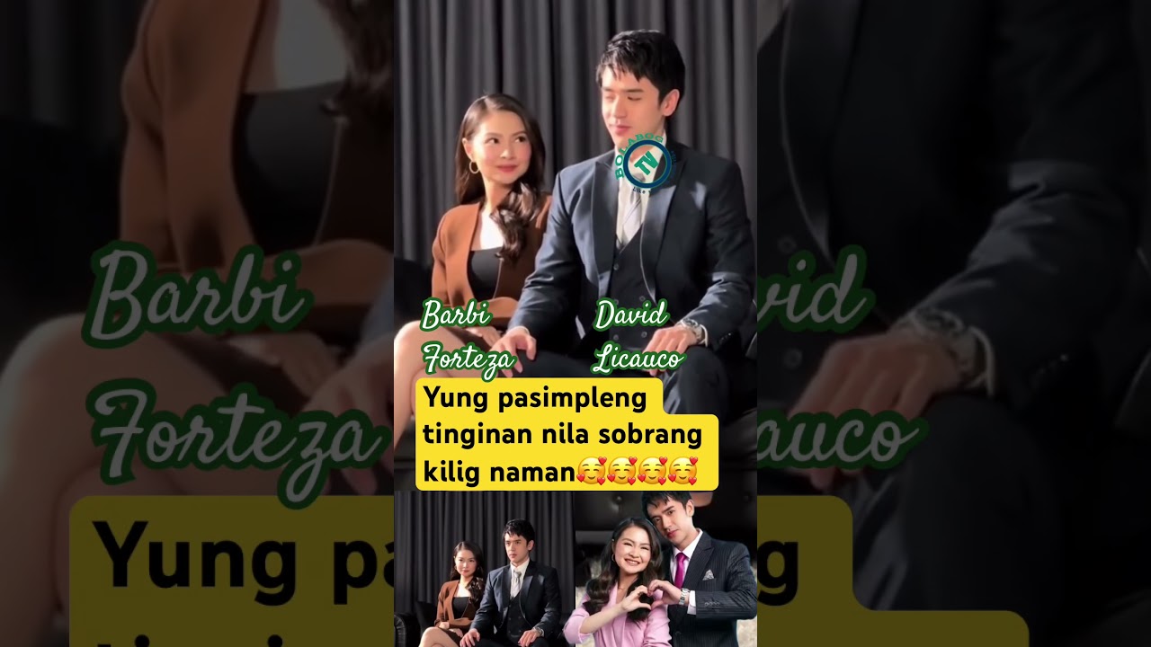 PASIMPLENG TINGINAN NILA BARBIE FORTEZA AT DAVID LICAUCO #davidlicauco #barbieforteza