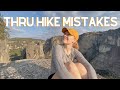 My 6 biggest thru hiking mistakes ft meteora