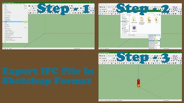 Sketchup tutorial - Time saving tutorial to convert revit(ifc) file into sketchup(skp)