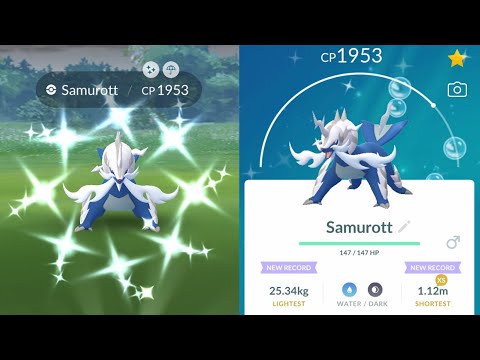 Como conseguir o Shiny Hisuian Samurott em Pokémon GO