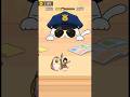 白猫警察vs原始人【猫にみつかるな！】【広告ゲーム】#shorts #short