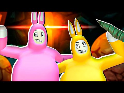 СГОРЕЛ В ЭТОЙ ТУПОЙ ИГРЕ! | УГАР в Super Bunny Man