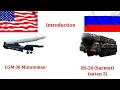 LGM-30 Minuteman II vs RS-28 Sarmat | Intercontinental Ballistic Missiles