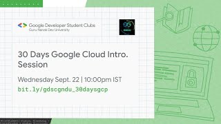 30 Days of Google Cloud Intro. Session